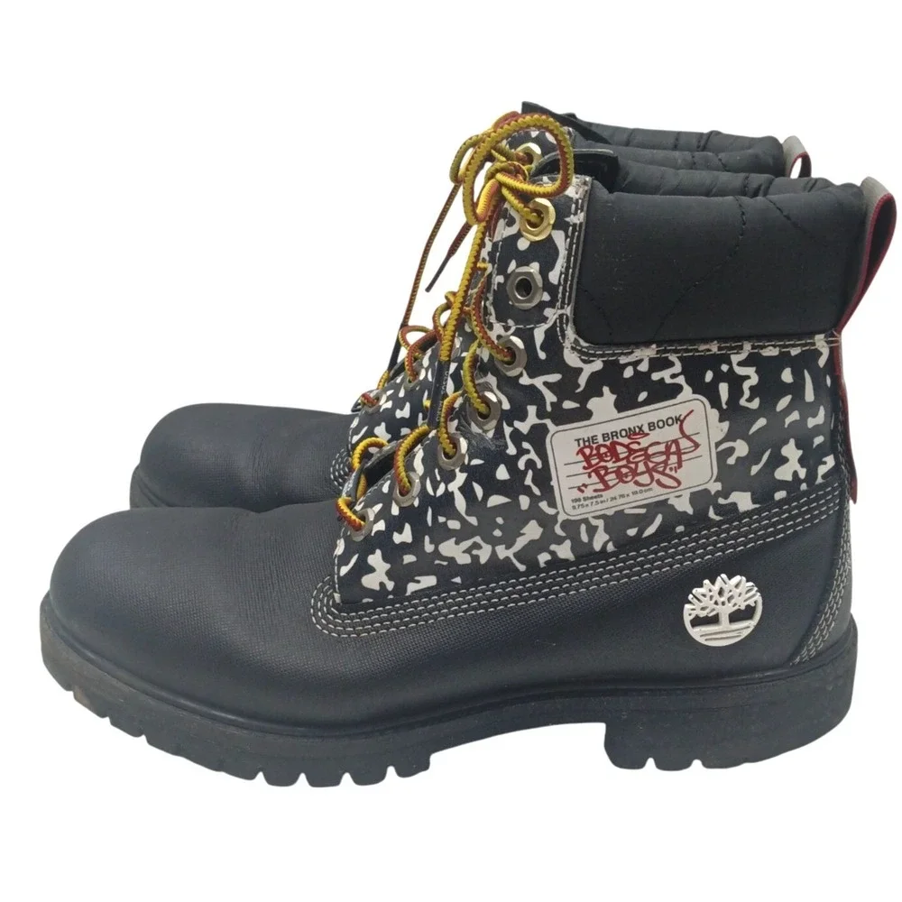 TIMBERLAND MEN'S DESUS & MERO X TIMBERLAND WATERPROOF 6-INCH BOOTS A2N9R SIZE: 8
